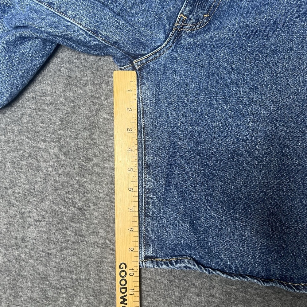 Levis 550 Jean Shorts Mens 38 Jorts Blue Denim Y2K Dad Skater Relax Fit Casual - Picture 6 of 14